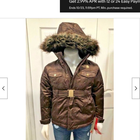 New with tags The north face girls atlantic jacket - Picture 2 of 4